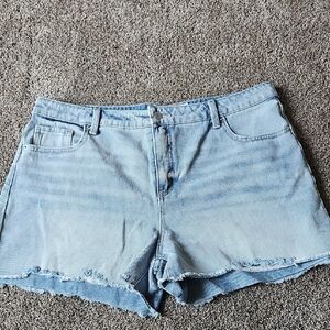 Time N True Light Blue Denim Women Shorts Size 18